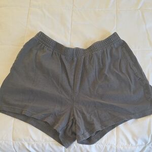 wild fable Gray Elastic-Waist Athletic Shorts